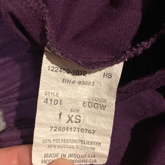 Cherokee Drawstring Flare Leg Scrub Pants - Picture 4 of 4